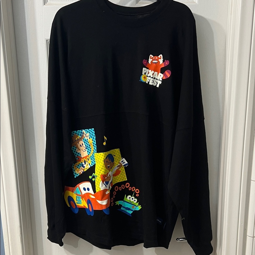Disneyland 2024 Pixar Fest Black Spirit Jersey Size XL